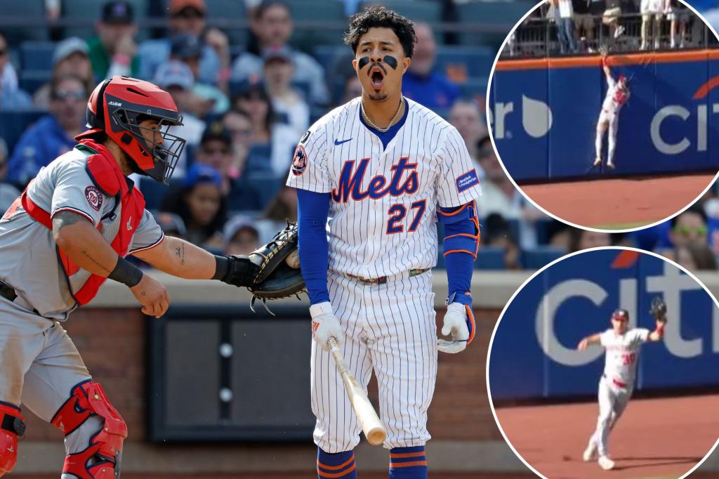 Mets denied game-tying homer in the ninth and lose series to Nationals
