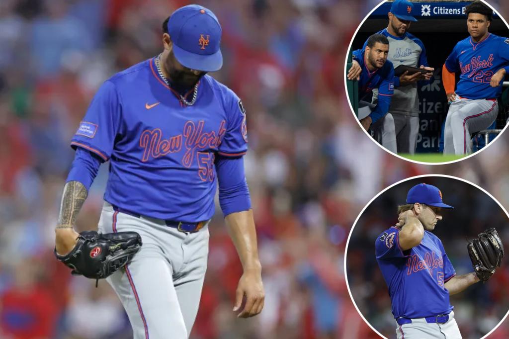 Mets overwhelmed by Phillies as chances for NL East title fade