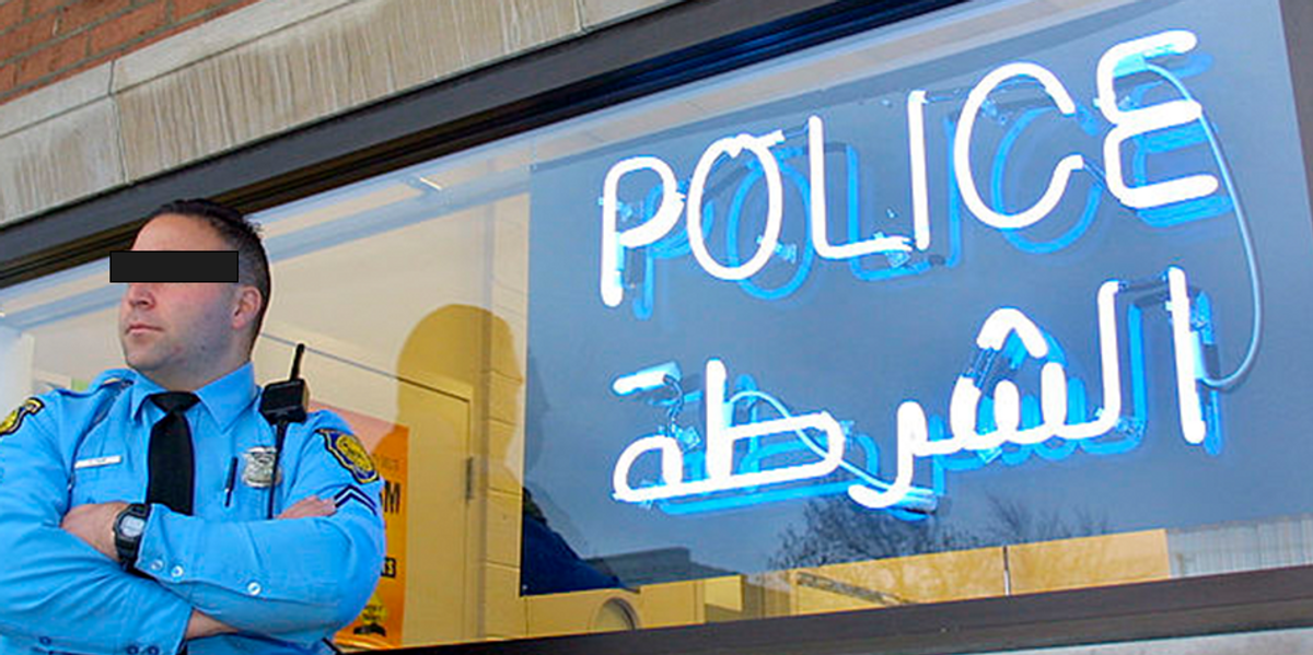 Michigan police department is the first in the US to feature Arabic writing on its badge