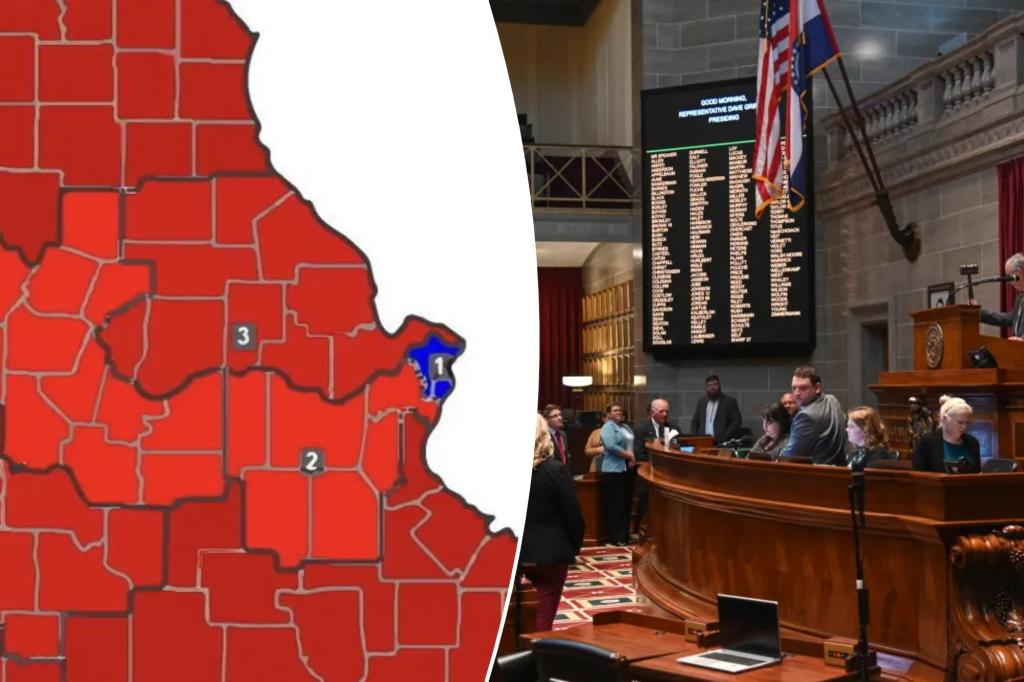 Missouri state House passes new congressional map supported by Trump that favors Republicans