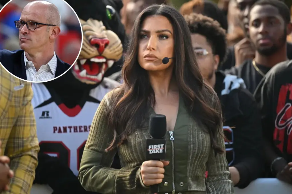 Molly Qerim prepares for her first appearance after her unexpected departure from ESPN