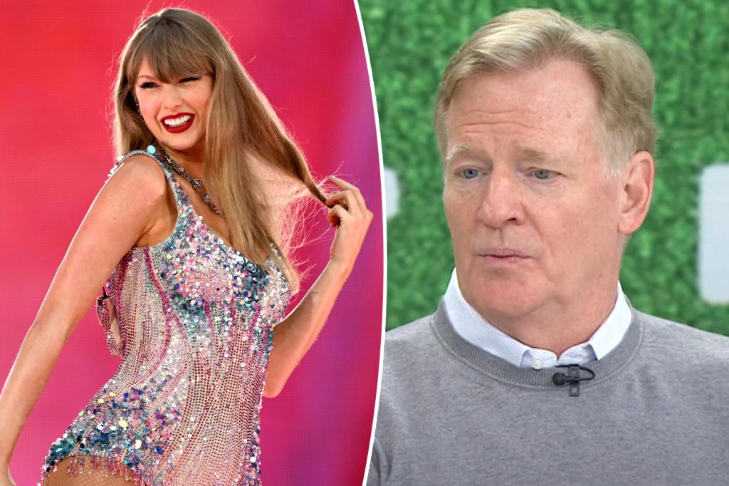 NFL commissioner Roger Goodell comments on rumors about Taylor Swift and the Super Bowl