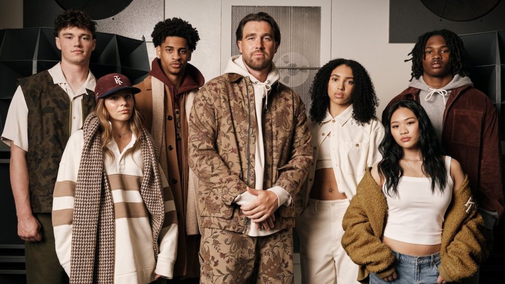 NFL player Travis Kelce collaborates with American Eagle on a new collection