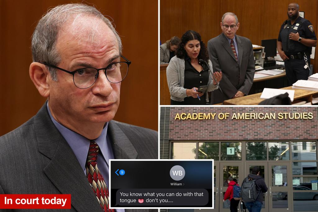 NYC principal 'Creepy Bill' faces allegations of groping another staff member and sending her 30,000 inappropriate texts.