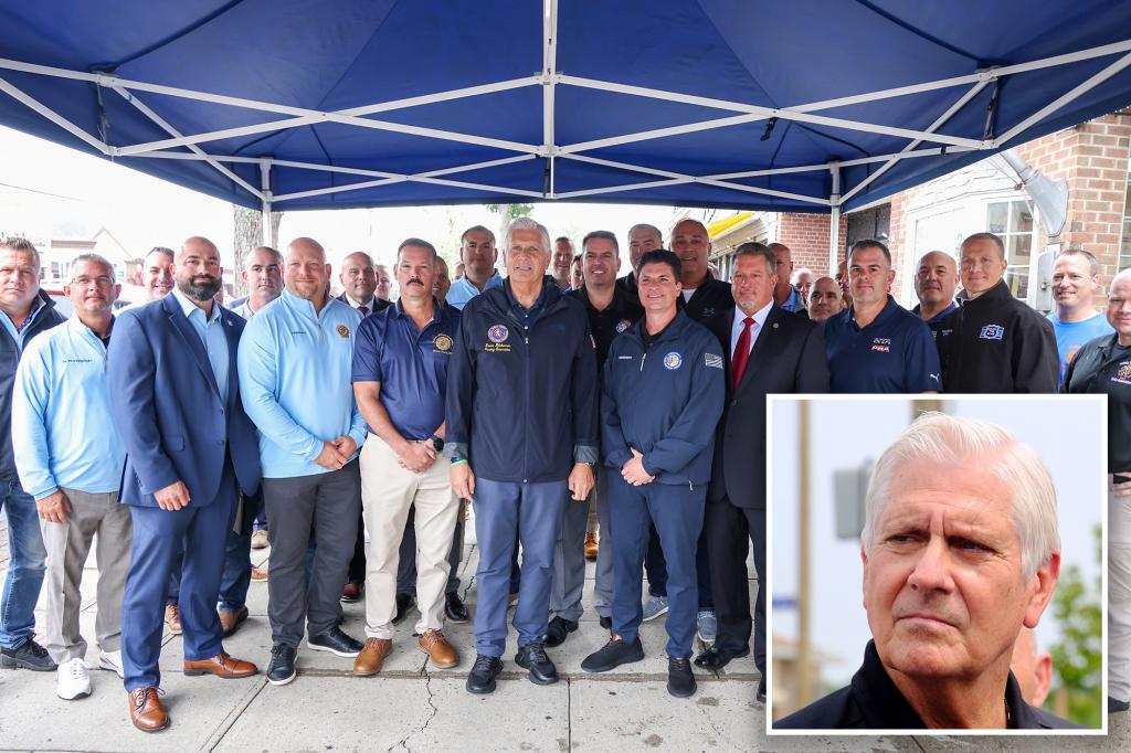 Nassau official Bruce Blakeman supports police after securing broad endorsements from law enforcement in his campaign.