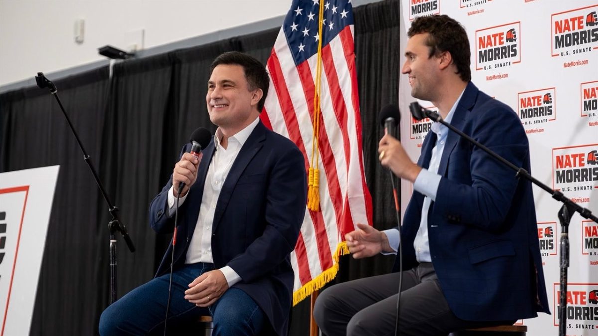 Nate Morris promises to commemorate the late Charlie Kirk in the Kentucky Senate election.