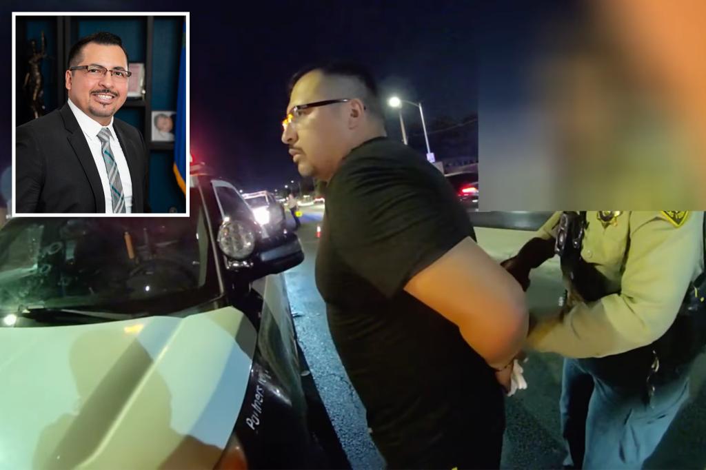 Nevada state senator Edgar Flores arrested for suspected DUI after being found asleep at a stoplight in Vegas