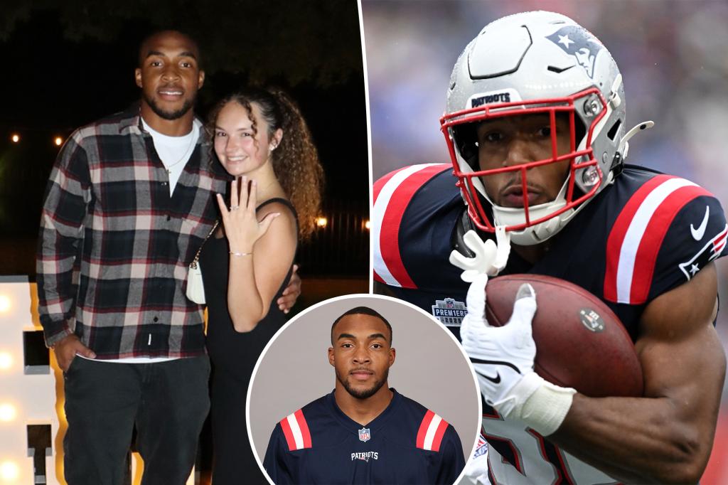 New England Patriots newcomer TreVeyon Henderson shares news of his engagement