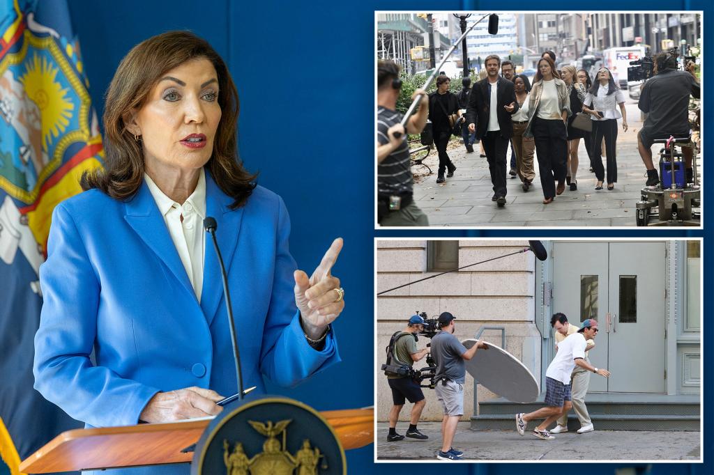 New York taxpayers are set to spend $1 billion supporting television and film productions this year.