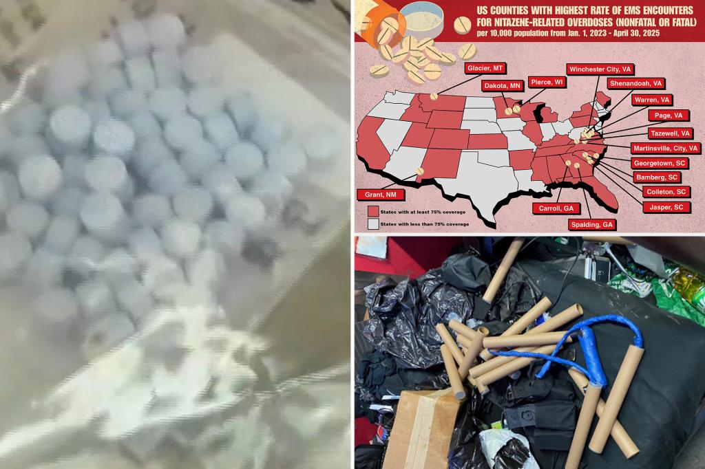 New opioid 100 times more powerful than fentanyl discovered for the first time in Long Island operation, say authorities