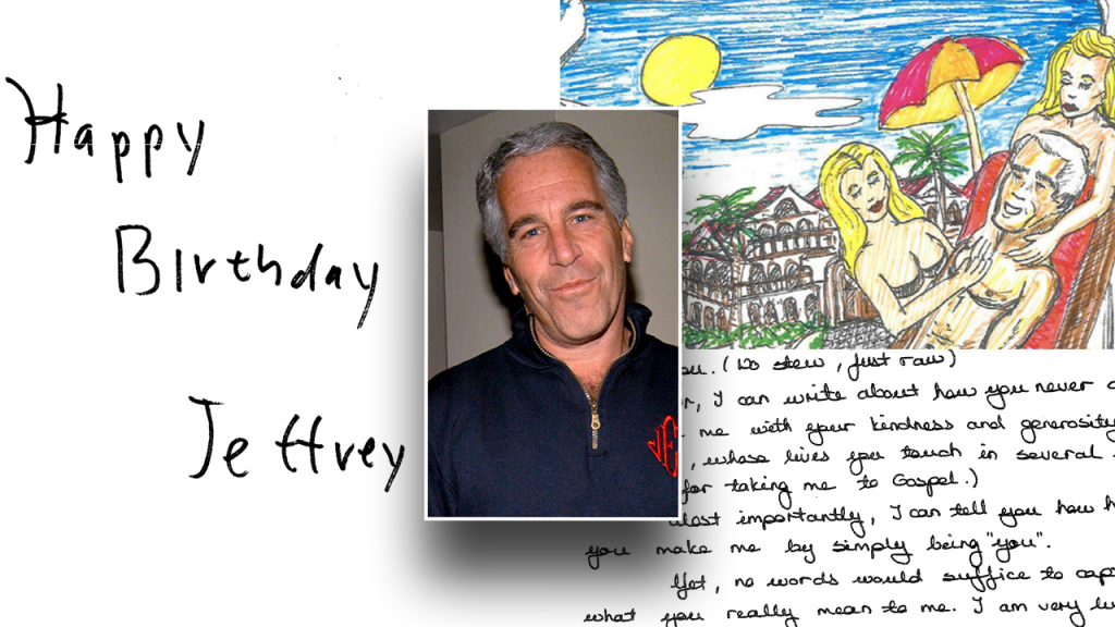 Newly released Epstein documents reveal a 238-page birthday scrapbook featuring photographs.