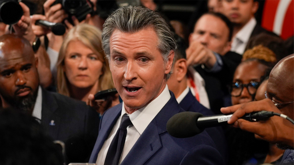 Newsom claims Trump has an intense, unbalanced fixation on California.