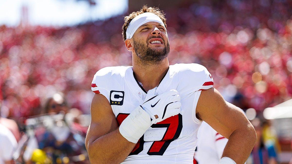 Nick Bosa of the 49ers faces a season-ending ACL injury during victory against the Cardinals.