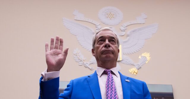 Nigel Farage Informs Congress That the UK Resembles North Korea