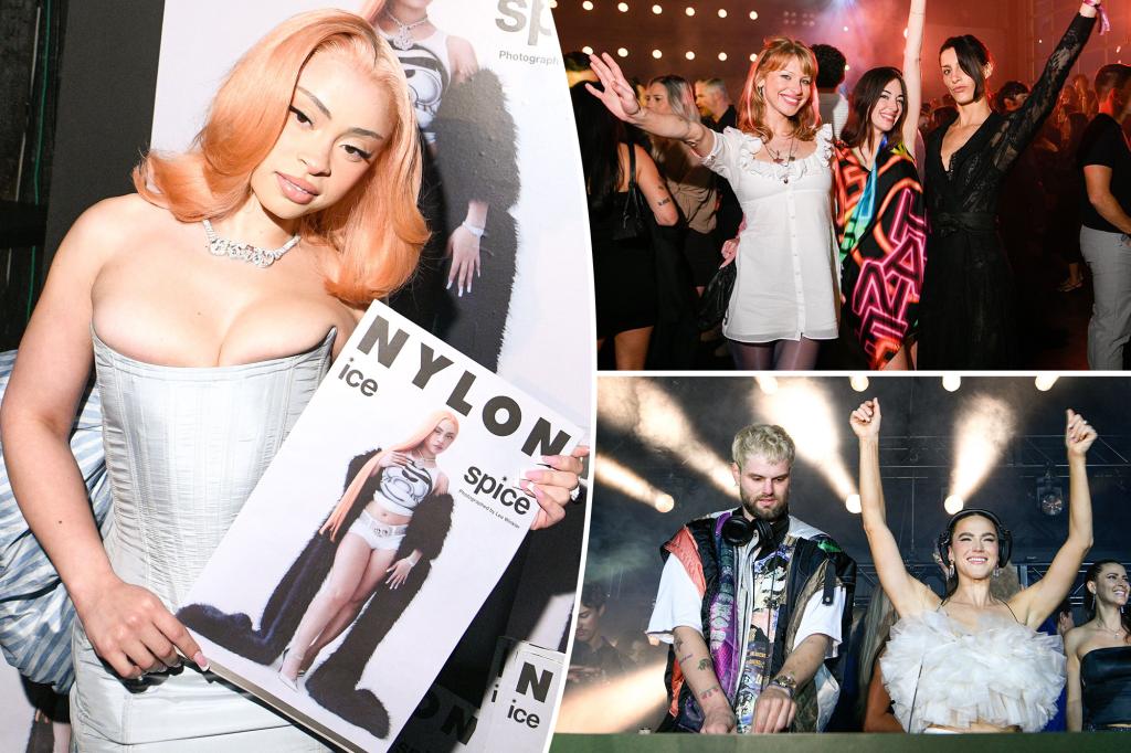 Nylon's event at New York Fashion Week attracts celebrities, trendsetters, and the Fire Marshal