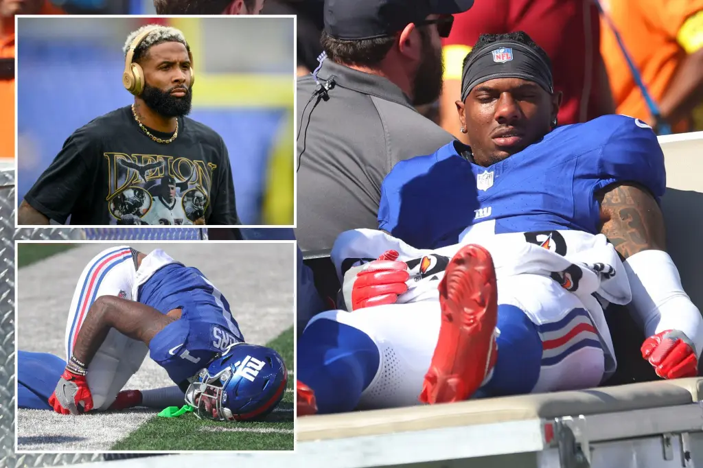 Odell Beckham Jr. urges the NFL to eliminate turf following Malik Nabers' injury