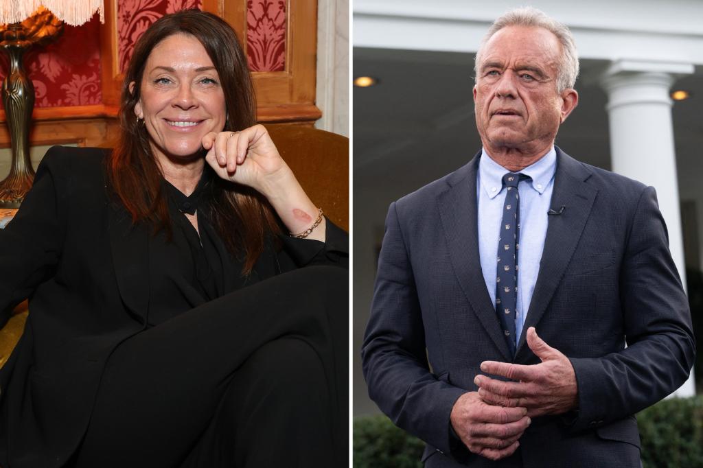 Officer Nicholas Tartaglione collaborates with a supporter of RFK Jr. to seek a pardon.