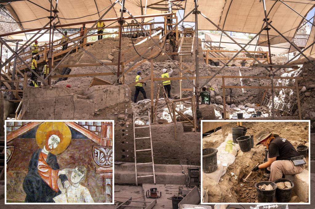 Old dam found near the biblical site where Jesus cured a blind man.