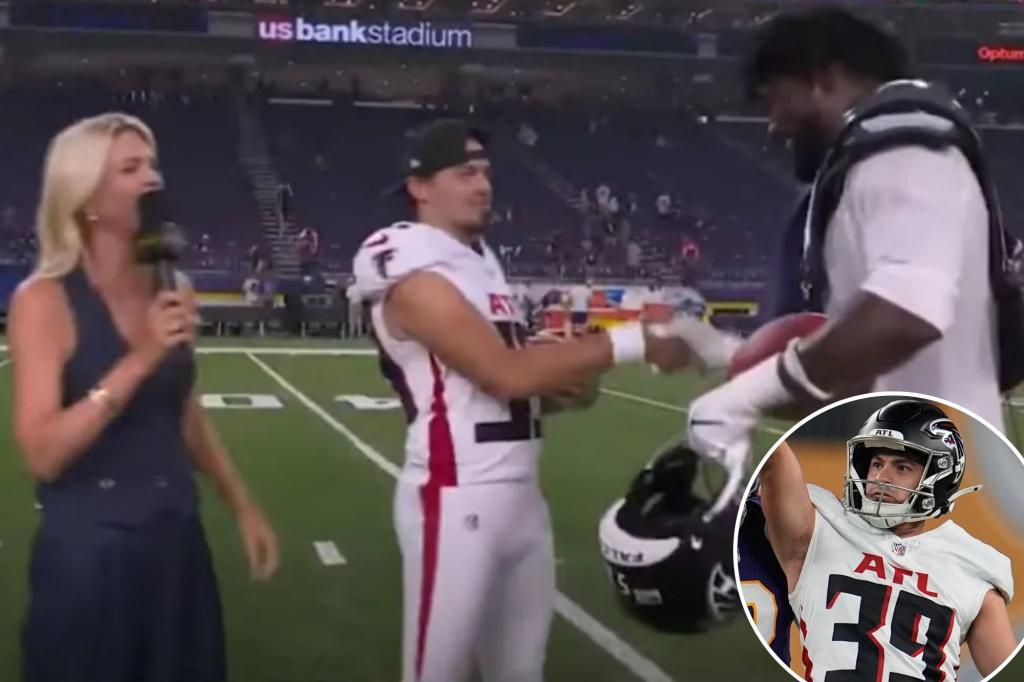 Parker Romo from the Falcons was unaware of who Leonard Floyd is.