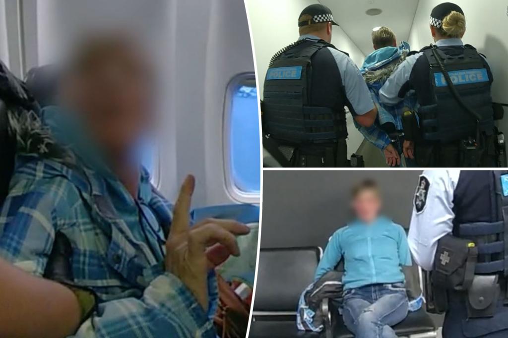 Passenger taken off Qantas flight and arrested for dancing