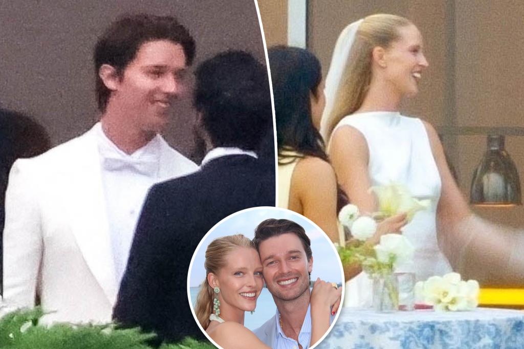 Patrick Schwarzenegger weds his longtime girlfriend Abby Champion in an extravagant wedding in Utah