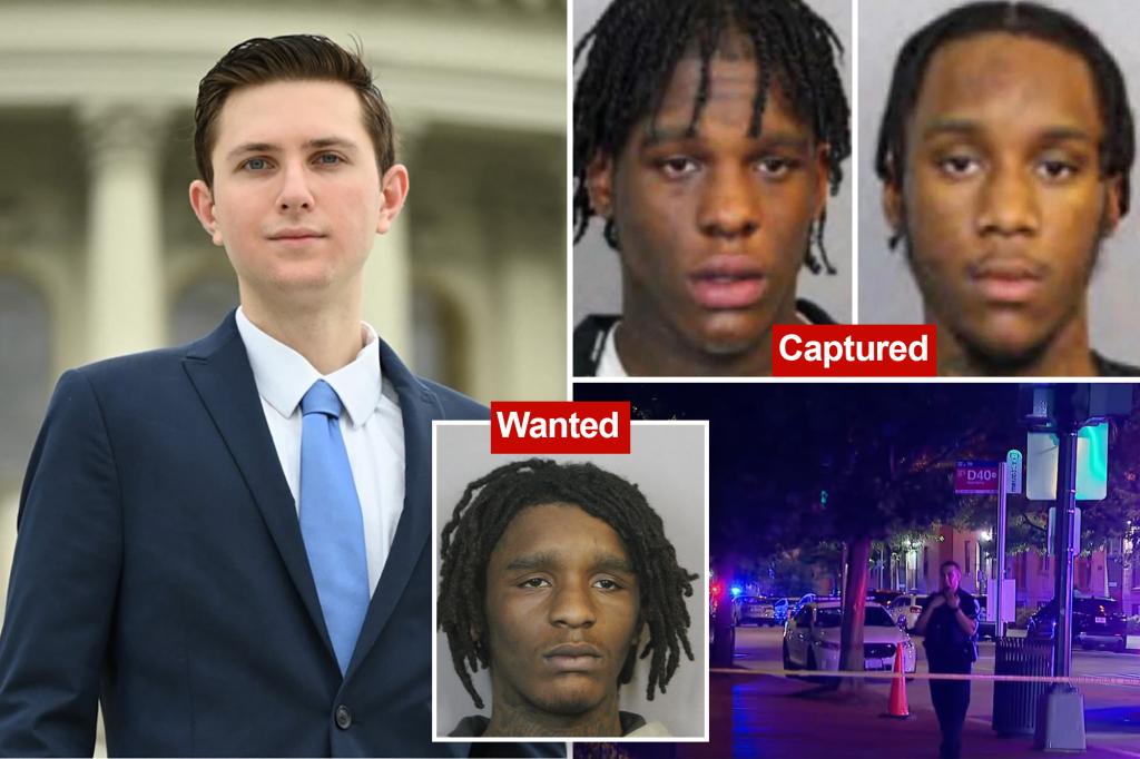 Photos of murder suspects in the case of Capitol Hill intern Eric Tarpinian-Jachym released as search goes on for the third suspect