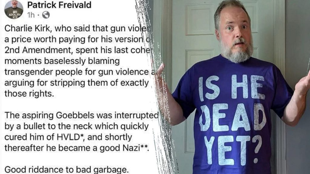 Physics teacher suspended for making fun of Charlie Kirk's assassination