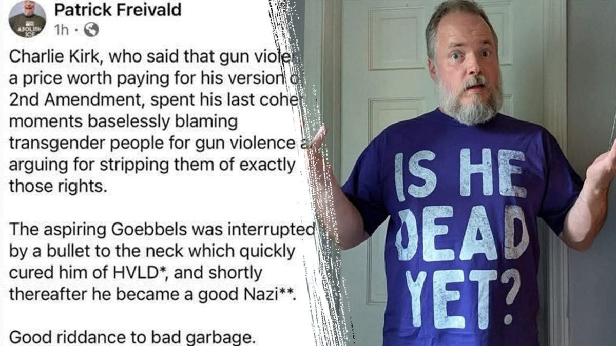 Physics teacher suspended for making fun of Charlie Kirk's assassination