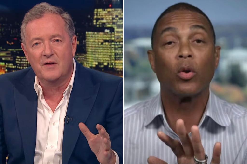 Piers Morgan tells Don Lemon he's acting like a total jerk.