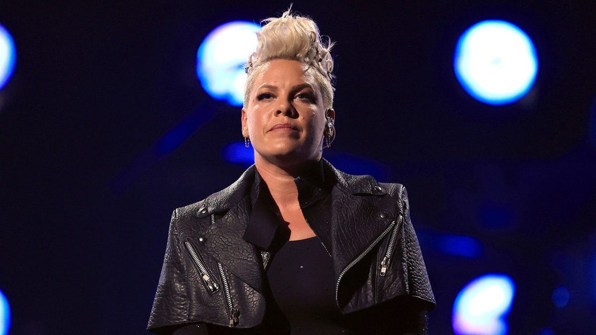 Pink recuperates from E. coli with IV fluids and red wine