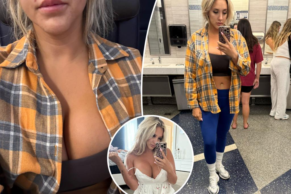 Playboy model says American Airlines targeted her because of her large breasts
