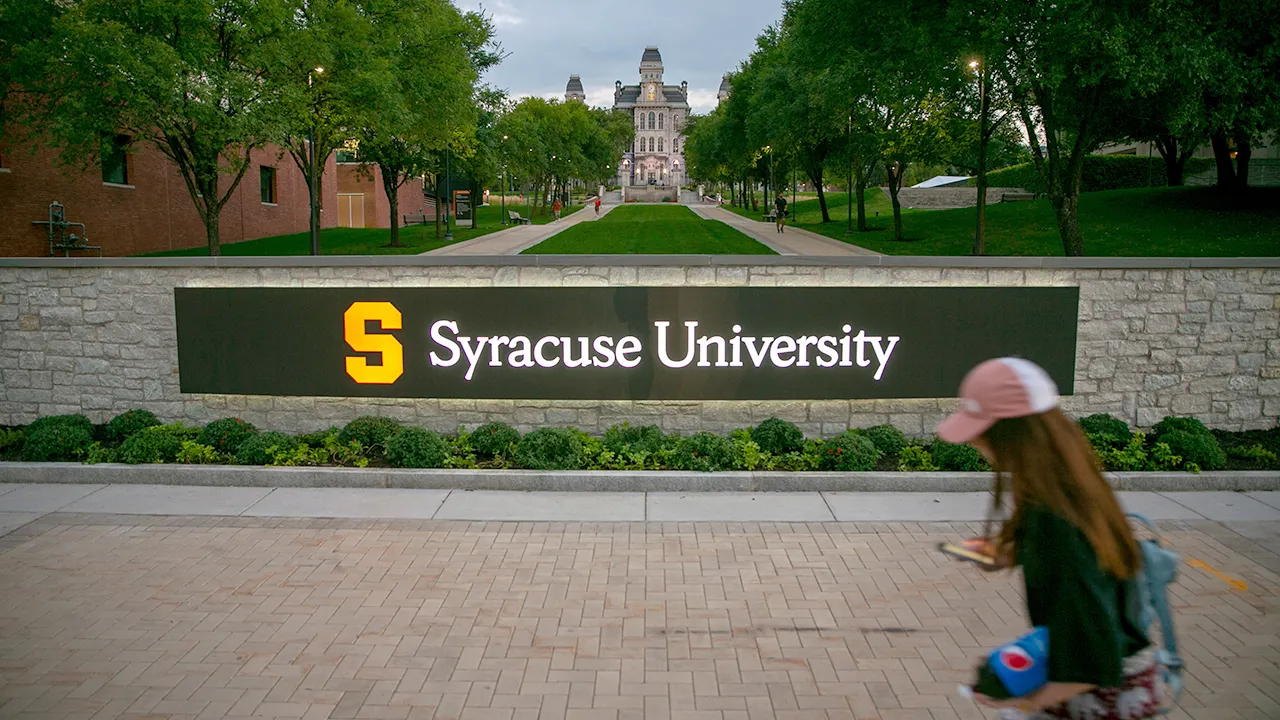 Pork was hurled at a Jewish fraternity during Rosh Hashanah at Syracuse University.
