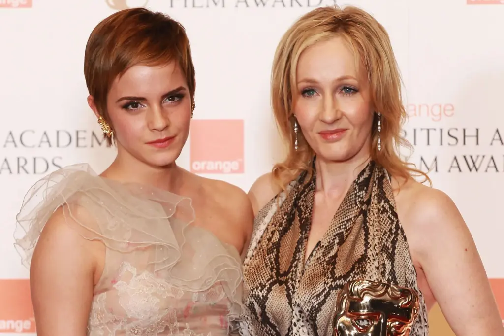 Praise for J.K. Rowling's support of women's rights and her criticism of Emma Watson and others.