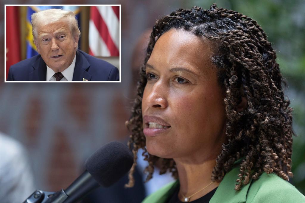 President Trump praises 'very popular' DC Mayor Bowser for reduction in crime and urges other Democratic governors to permit National Guard assistance.