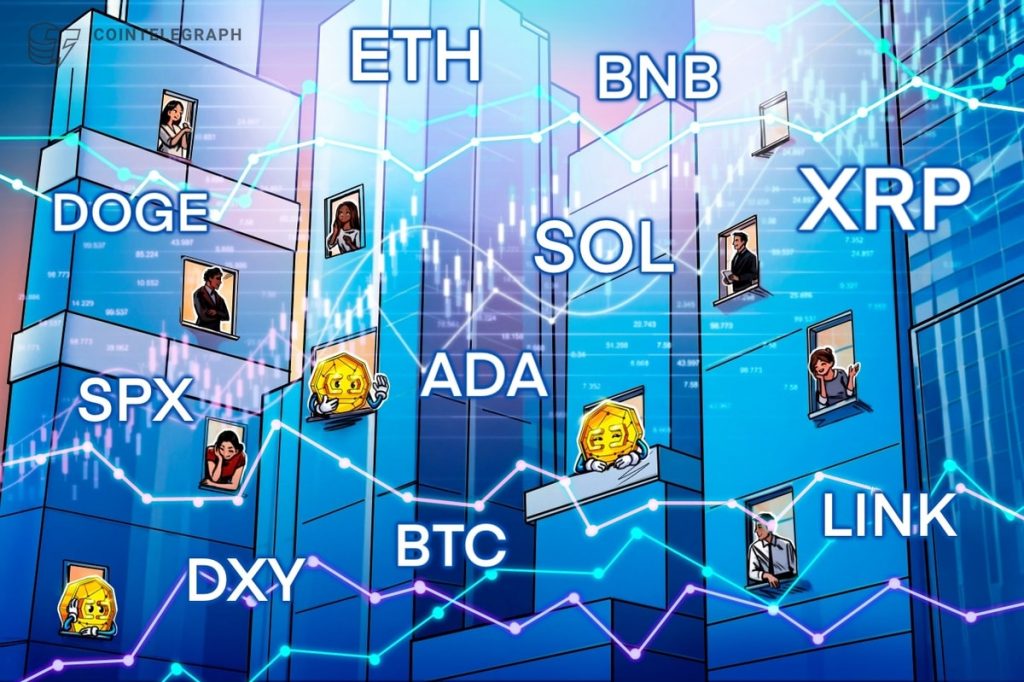 Price forecasts for September 1: SPX, DXY, BTC, ETH, XRP, BNB, SOL, DOGE, ADA, LINK