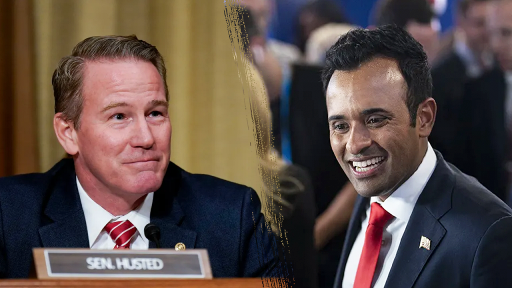 Ramaswamy and Husted, both from Ohio, support each other's election campaigns