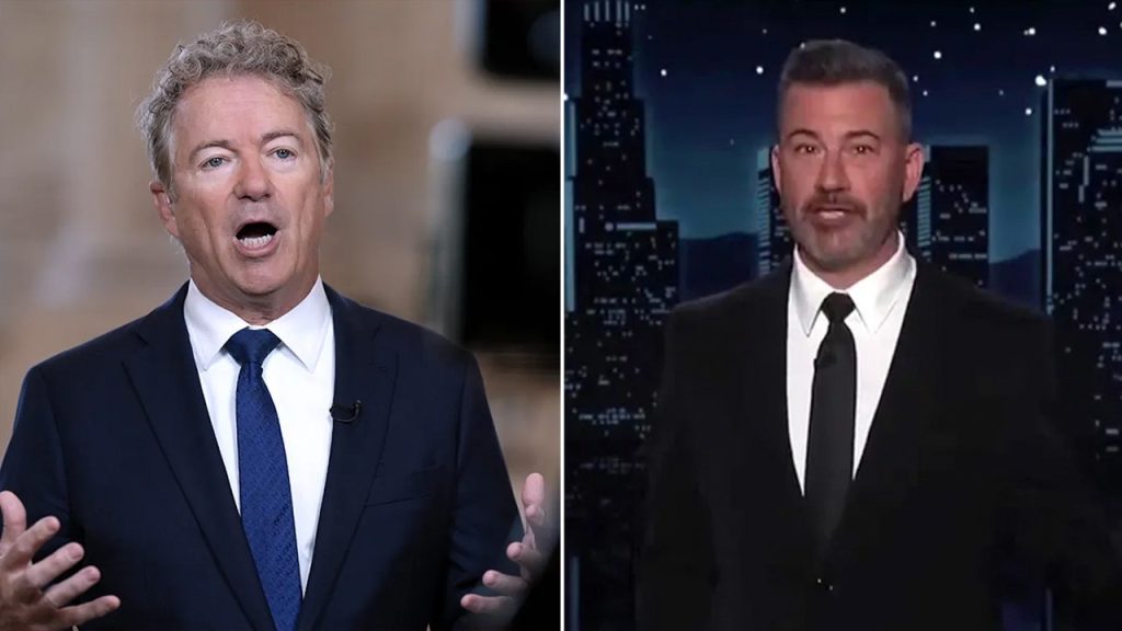 Rand Paul criticizes Brendan Carr of the FCC for his remarks about Jimmy Kimmel's suspension