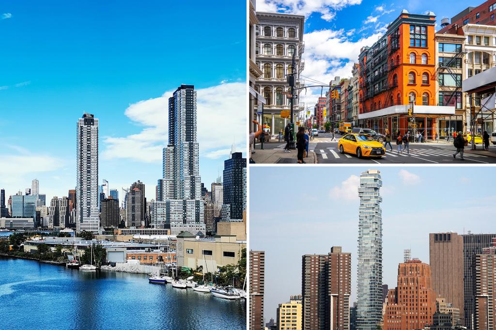 Rents in New York City's most affluent areas have increased by 60% since the pandemic.
