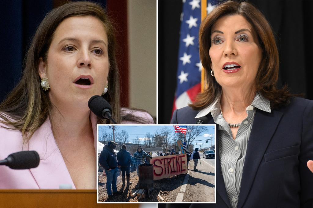 Rep. Elise Stefanik demands a federal investigation into political opponent Gov. Hochul regarding job cuts during the NY prisons strike