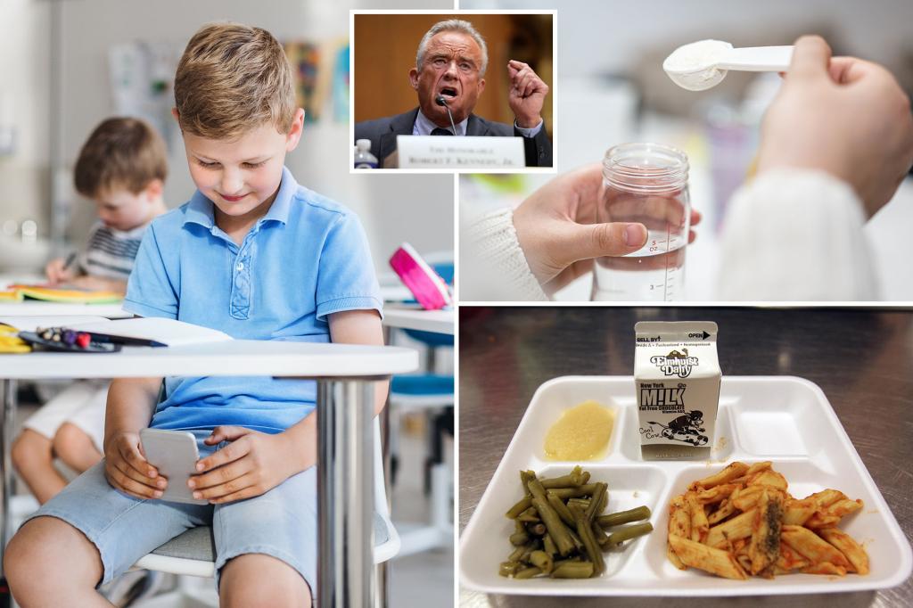 Report urges investigation into kids' screen time 'addiction', enhancing vape regulations, and creating new baby formulas.