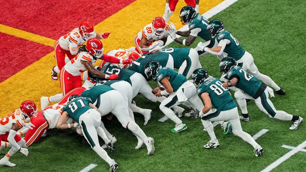 Review underway for Eagles' debated 'tush push' following NFL officiating video