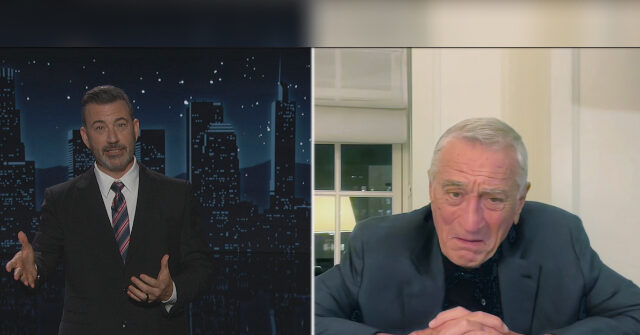 Robert De Niro Marks Kimmel's Return with a Cursing Video Segment