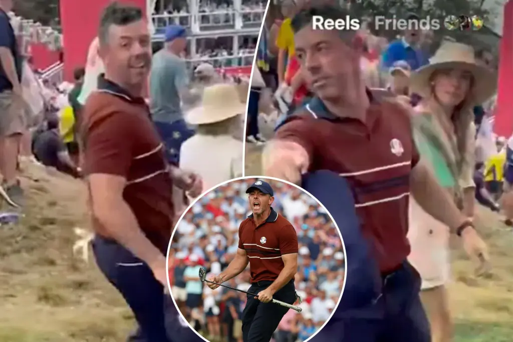 Rory McIlroy calls for a Ryder Cup spectator to be removed after a homophobic remark in recent footage.