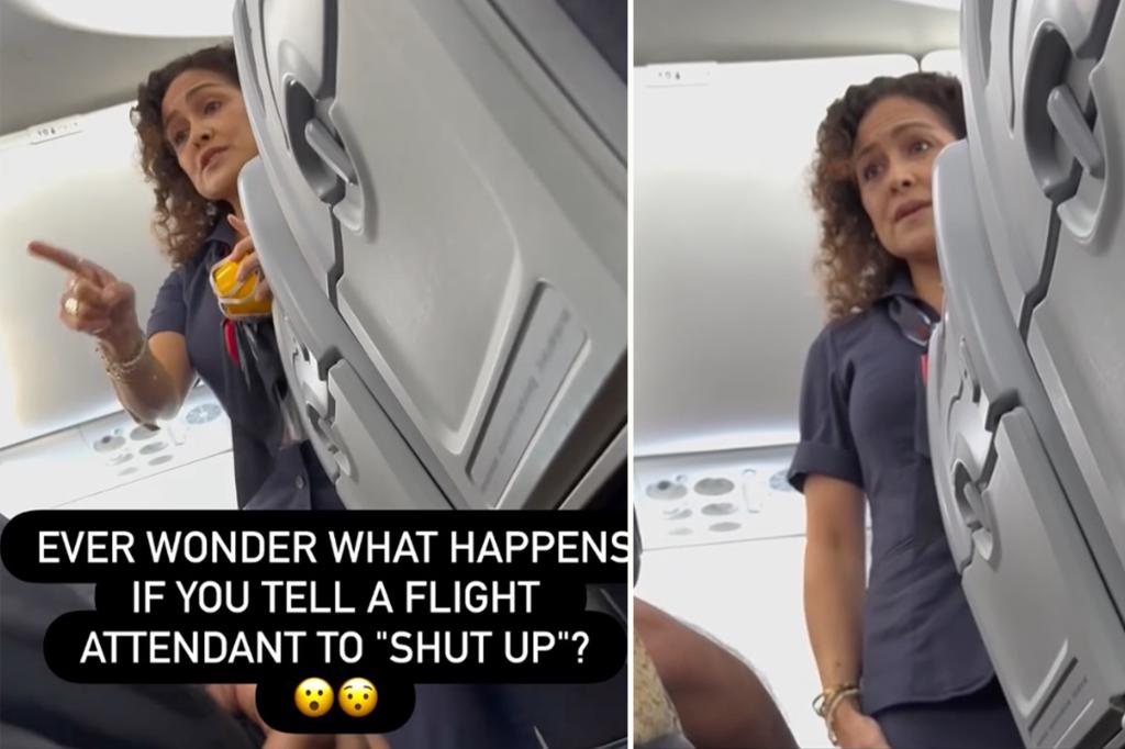 Rude traveler kicked off flight for telling American Airlines staff to 'be quiet': video