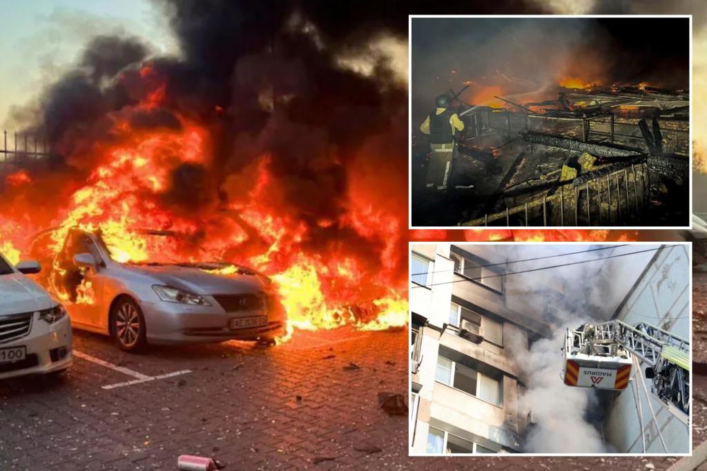 Russia carries out extensive assault on Ukraine, resulting in 3 deaths and numerous injuries.