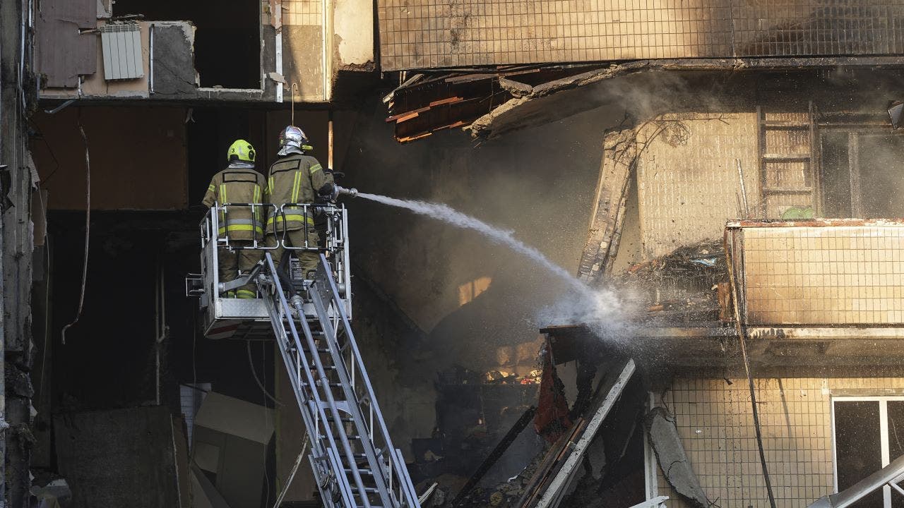 Russia launches its biggest air strike against Ukraine since the conflict started