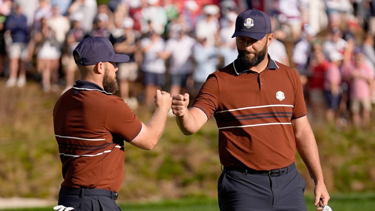 Ryder Cup 2025: Jon Rahm delivers an impressive chip to help Team Europe