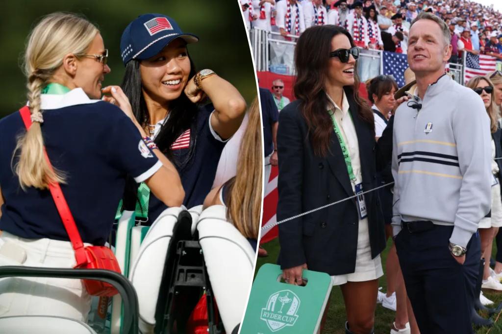 Ryder Cup partners make their appearance for the first day at Bethpage Black