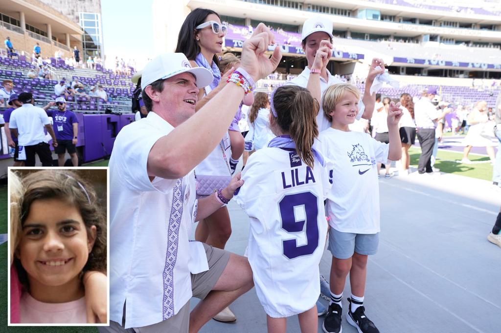 SMU and TCU pay tribute to 9-year-old Texas flood victim with alumni parents