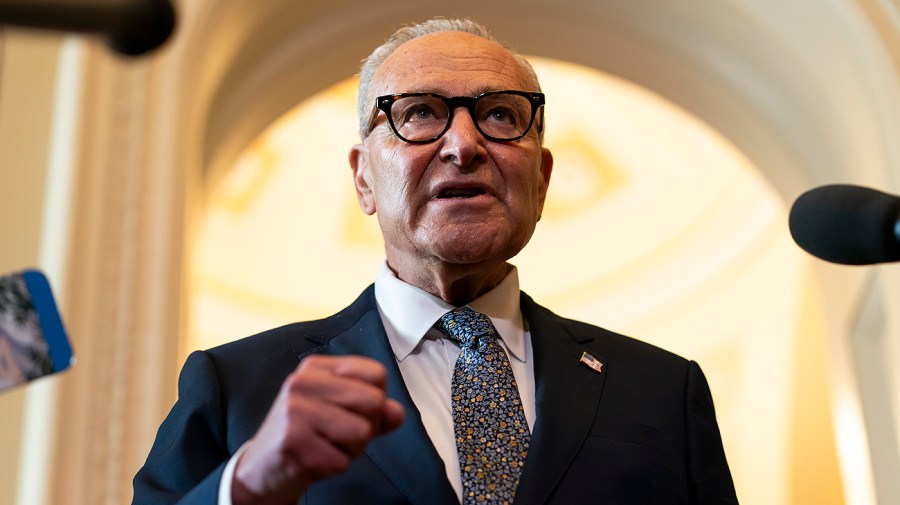 Schumer cautions that the GOP's plans for government funding lack sufficient support to succeed.